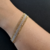 Pulseira tripla bolinhas duas cores na internet