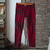 Wonder nation - Pantalon escoces rojo y negro elastizado - comprar online