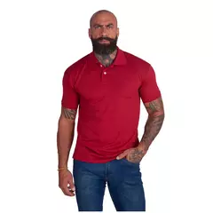 Kit Com 5 Camisas Gola Polo Da Mesma Cor Masculina Camiseta Blusa - loja online