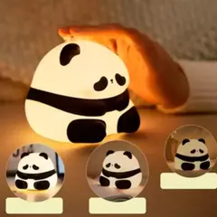 Imagem do Luminária e Abajur de Panda Barrigudo com Luz Quente e Confortável