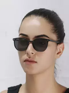 Imagem do ÓCULOS DE SOL COM CASE COURO FEMININO VIALE ORIGINAL GRANDE