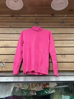 BLUSA FEMININA TRICOT GOLA ALTA - loja online
