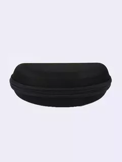 CASE ESTOJO CAIXINHA PORTA OCULOS COM ZIPER PRETO PROMOÇÃO - loja online