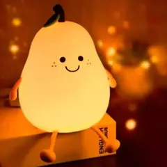 Luminária e Abajur de Pera com Luz Quente e RGB