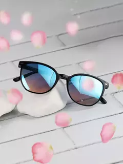 ÓCULOS DE SOL COM CASE COURO FEMININO VIALE ORIGINAL GRANDE - comprar online