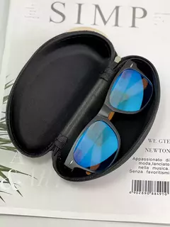 CASE ESTOJO CAIXINHA PORTA OCULOS COM ZIPER PRETO PROMOÇÃO - comprar online