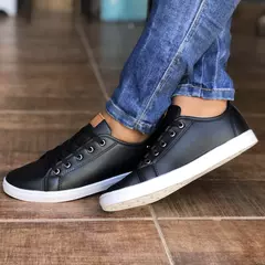 TÊNIS FEMININO CASUAL PRETO TENIS SAPATENIS CASUAL BELLA - comprar online