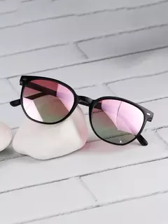ÓCULOS DE SOL COM CASE COURO FEMININO VIALE ORIGINAL GRANDE
