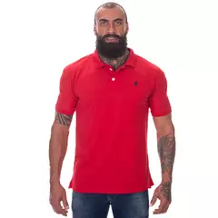 Kit Com 5 Camisas Gola Polo Da Mesma Cor Masculina Camiseta Blusa