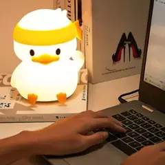 Luminaria Infantil Mesa Touch Abajur Fofo Pato na internet