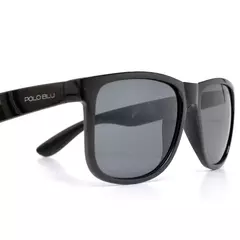 OCULOS DE SOL UNISSEX POLO BLU QUADRADO BÁSICO MODERNO COM ESTOJO CAIXINHA