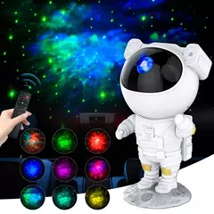 Astronauta Luminária Projetor De Luz Estrela Galáxia Nebulosa - comprar online