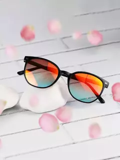 ÓCULOS DE SOL COM CASE COURO FEMININO VIALE ORIGINAL GRANDE