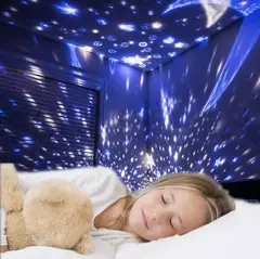Luminária Projetor Estrela 360 Graus Galaxy Abajur Star Master Luzes Coloridas - comprar online