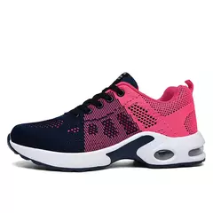Tênis Feminino Estilo Meia em Malha Respirável com Plataforma de Fundo Grosso - Eleve Sua Altura com Conforto e Estilo ao Ar Livre - EMISVILLE