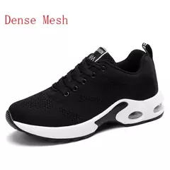 Tênis Feminino Estilo Meia em Malha Respirável com Plataforma de Fundo Grosso - Eleve Sua Altura com Conforto e Estilo ao Ar Livre