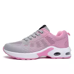 Tênis Feminino Estilo Meia em Malha Respirável com Plataforma de Fundo Grosso - Eleve Sua Altura com Conforto e Estilo ao Ar Livre - comprar online