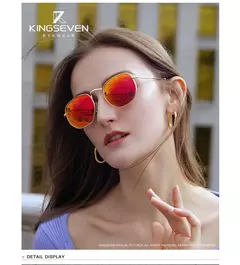 KINGSEVEN-Óculos reflexivos clássicos para homens - loja online