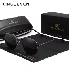 Imagem do KINGSEVEN-Óculos reflexivos clássicos para homens