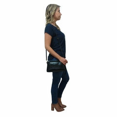 Bolsa Carteira Clutch TopGrife Atacado Transversal Couro Verniz - comprar online