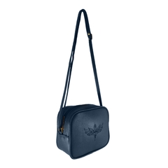 Bolsa Quadrada TopGrife Estampa Ave Fenix Couro Azul Marinho - EMISVILLE
