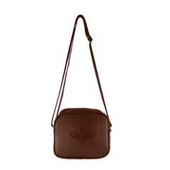 Bolsa Quadrada TopGrife Estampa Ave Fenix Couro Marrom na internet