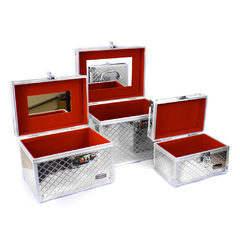 KIT 3 MALETAS DE MAQUIAGEM ALLEVA - comprar online