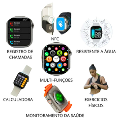 Smartwatch N9 Ultra Masculino feminino Relógio Inteligente - comprar online