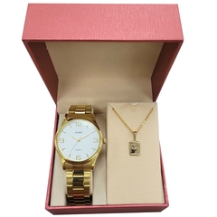 Relógio Feminino Relógio Skmei Analógico SK004 Dourado - comprar online