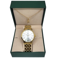 Relógio Feminino Tuguir Analógico TG35102 TG225 Dourado e Branco Pérola - comprar online