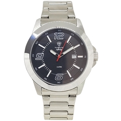 Relógio Masculino Tuguir Analógico Infinity TGI37078 Prata e Preto - comprar online