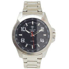 Relógio Masculino Tuguir Analógico Infinity TGI37109 Prata e Preto - comprar online