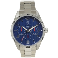 Relógio MultiFunção Masculino Tuguir Analógico Infinity TGI37056 Prata e Azul - comprar online