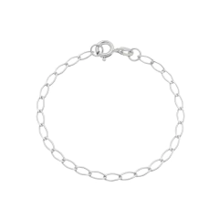 PULSEIRA PRATA 925 ELO LONGO