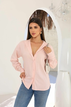 Camisa Social Feminina De Linho - comprar online