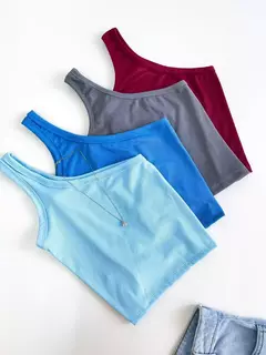 Cropped Feminino Ombro Único - comprar online