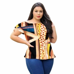 Blusa Feminina Ombro A Ombro Casual Crepe Georgette Ciganinha - comprar online