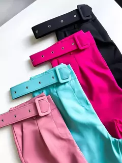 CALÇA FEMININA ALFAIATARIA SKINNY COM CINTO LARISSA REF. 1277