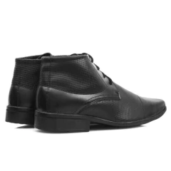 BOTA SOCIAL MASCULINA NOBUCK BLACK COURO SLZ na internet