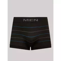 KIT COM 5 CUECAS BOXERS MASCULINAS DE MICROFIBRA - CORES VARIADAS E SORTIDAS