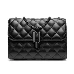 Bolsa feminina transversal corrente escura “Y” Bolsa Ombro Feminina