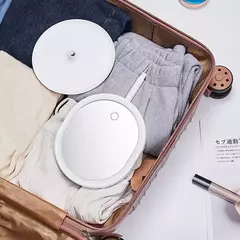 ESPELHO DE MAQUIAGEM INTELIGENTE COM ESPELHO DE CLARO LED PORTÁTIL DOBRÁVEL AJ - comprar online