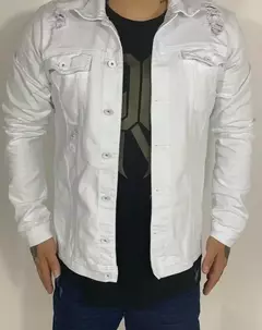 Jaqueta Masculina Sarja Branca Djn Street - EMISVILLE