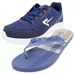 Kit Tenis Box 200 e Chinelo Estiloso Confortavel Masculino Versatil Para o Verão Leve Macio Tamanho Especial Do 45 Ao 49 Moderno - comprar online