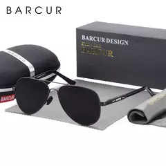 Imagem do BARCUR-Óculos de sol polarizados para homens