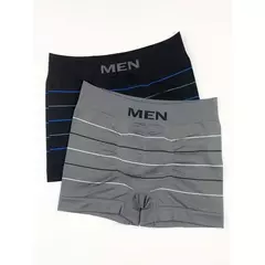 KIT COM 5 CUECAS BOXERS MASCULINAS DE MICROFIBRA - CORES VARIADAS E SORTIDAS - EMISVILLE