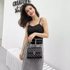 Imagem do Bolsa feminina transversal corrente escura “Y” Bolsa Ombro Feminina