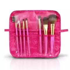 KIT PINCÉIS DE MAQUIAGEM 7 PEÇAS COM ESTOJO JACKI DESIGN - EMISVILLE