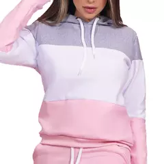Imagem do Blusa Moletom Feminino Flanelado Tendência 2022
