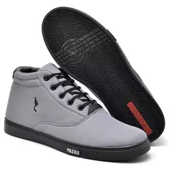 Kit 3 pares tenis sapatenis polo casual masculino azul cano alto leve - comprar online
